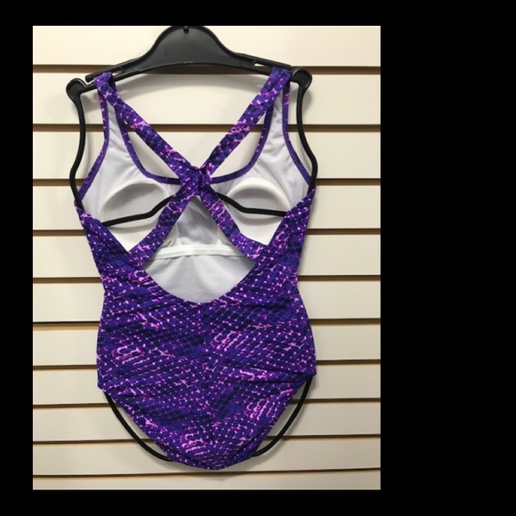 NWT Original Speedo 1pc Women’s Swimsuit Purple. - Picture 6 of 6